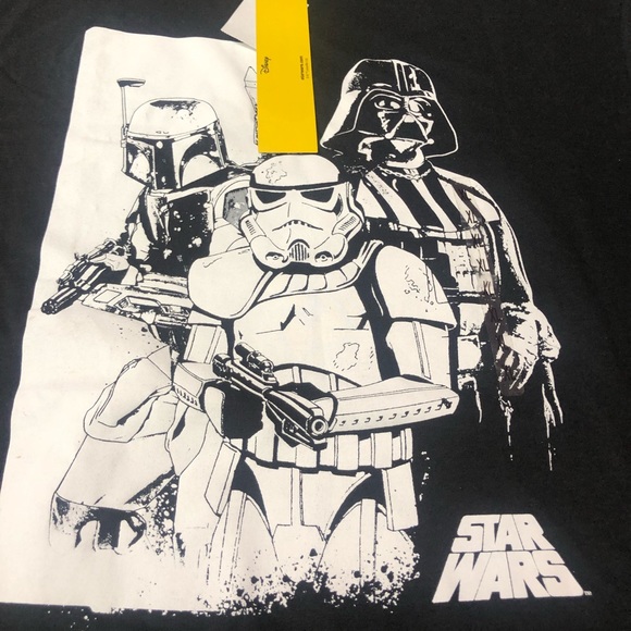 Disney Star Wars Men's T-Shirt Size XL Darth Vader Storm Trooper Cotton